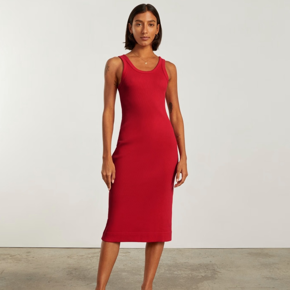 Everlane Red Midi Dress